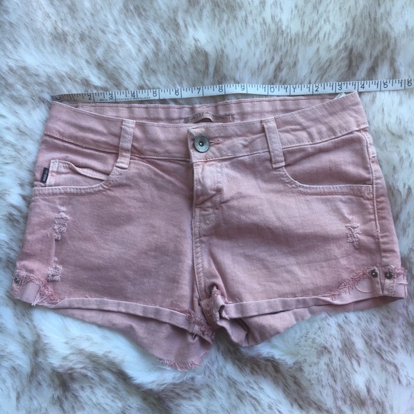 Zara TRF peachy pink denim shorts - US 2 / EU 34 - Picture 3 of 8